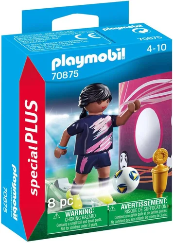 Vista 2 de Playmobil - Jugador de fútbol con portería