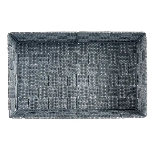 Vista 5 de Cesta Multiusos Kipit Gris Poliéster Tela Trenzada 3,8 L (18 Unidades)