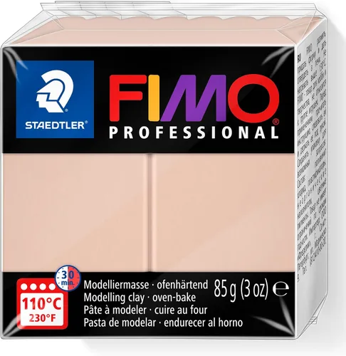 Vista 10 de STAEDTLER 8004-44 FIMO Professional Horno Secado Polímero Modelado Arcilla, Beige Semi-Opaco (3.00 oz)