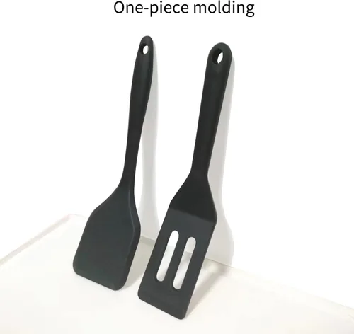 Vista 5 de Mini espátula pequeña, 2 piezas flexibles antiadherentes brownie silicona pequeña espátula