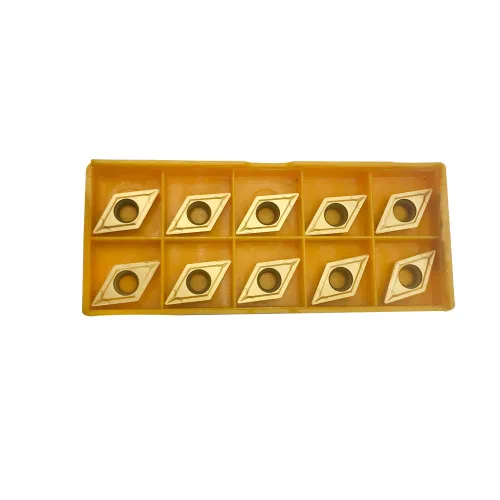 Vista 10 de DCMT21.51 DCMT21.52 DCMT070204 DCMT070208 Insertos de torneado de carburo 20pcs Indexable Carbide Inserts Multilayer Coated CNC Lathe Inserts for