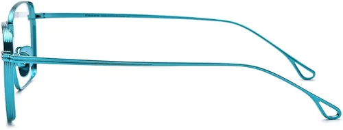 Vista 6 de FONEX Marco de lentes de titanio puro para hombre, anteojos cuadrados de gran tamaño, anteojos ópticos F85728
