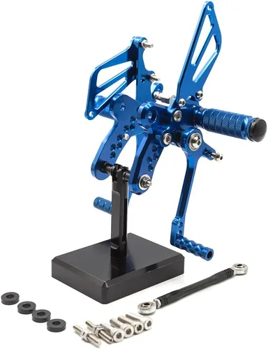 Vista 10 de CNC GSX1300R 99-03 Juego de clavijas traseras para motocicleta, reposapiés ajustable pedal de cambio de freno compatible con GSXR1300 GSX1300R Negro