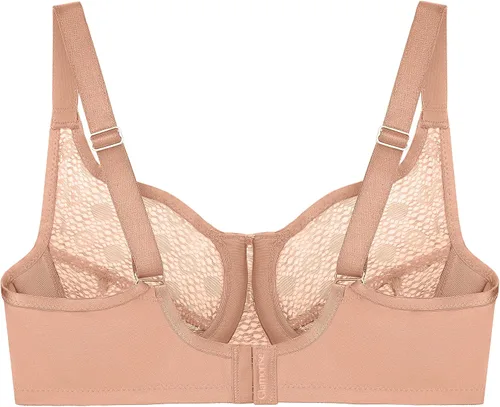 Vista 5 de Glamorise Sujetador Wonderwire de encaje de talla grande para mujer #9855