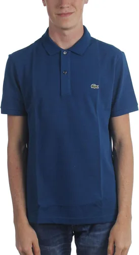 Vista 26 de Lacoste Camisa polo de manga corta para hombre Slim Fit L12.12 azul (Argentine Blue)