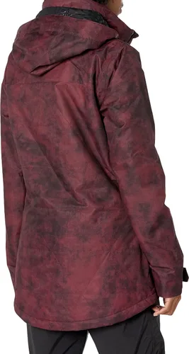 Vista 5 de Volcom Fawn - Chaqueta con capucha para mujer con aislamiento para snowboard y esquí, Violeta (Violet Ice)