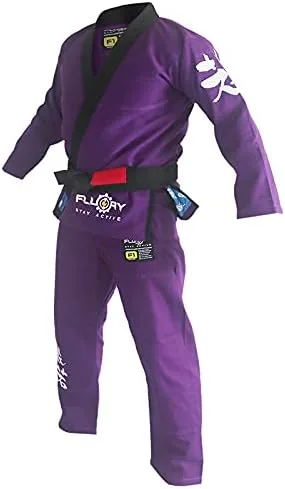 Vista 2 de FLUORY BJJ Gi - Traje de Jiu Jitsu brasileño para hombre, kimonos BJJ Uniforme