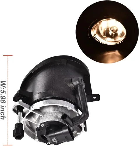 Vista 4 de G-PLUS Faros antiniebla compatibles con BMW Serie 3 E46 2000-2003 M3/M5 (Serie 330 con ZHP y M-Tech Front Aero paquete solamente) BM2592122