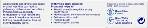 Vista 18 de Sensodyne Pronamel - Pasta dental blanqueadora suave, Alpine Breeze - 0.8 oz - Tamaño para viajes Para dientes sensibles y protección de caries