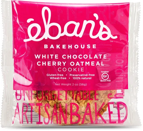 Vista 13 de Eban's Galletas frescas horneadas sin gluten, 24 galletas grandes (2 cajas de 12), suaves y masticables, envueltas individualmente, gourmet, sin