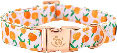 Vista 17 de Elegant little tail Collar para perro de Pascua, collar de perro con estampado de huevos de conejo, collar para mascotas, collar rosa para perros