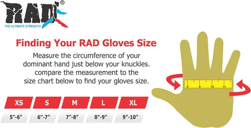 Vista 2 de RAD Guantes de levantamiento de pesas Entrenamiento de gimnasio Mujeres Guantes de fitness Correas de cuero