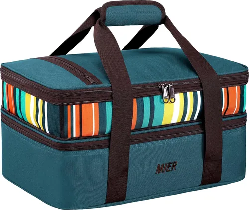 Vista 16 de MIER - Porta cacerola expandible aislada para bandejas de horno de 9 x 13 pulgadas, color negro