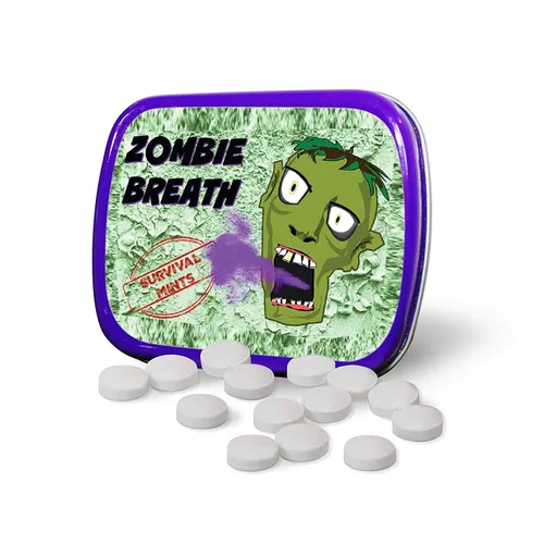 Vista 15 de Funny Statement Mints - Breath Fresheners for Adults - Mens Gag Gifts, Stocking Stuffers, Candy Basket Fillers - Sugar-Free - Pocket-Size Metal Tins