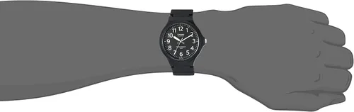 Vista 2 de Casio MW240 Series Men’s Quartz Watch 50M WR Large Resin Case Resin Glass Resin Band Large Arabic Numerals Analog Watch Easy to Read