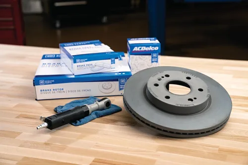 Vista 4 de ACDelco Rotor de freno delantero plateado 18A1761A GM 19255488 Rotores de freno para Honda Odyssey y más