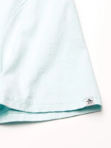 Vista 3 de Original Penguin Camiseta estampada de manga corta grande y alta para hombre, Loro azul pastel