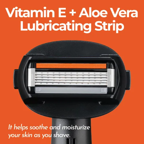 Vista 6 de Cuerpo unisex + maquinilla de afeitar íntima con aloe y vitamina E