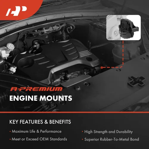 Vista 3 de A-Premium Kit de montaje del motor delantero izquierdo y derecho compatible con Volkswagen Jetta 2005-2014, Beettle 2013-2014, Eos 2007-2016, GTI