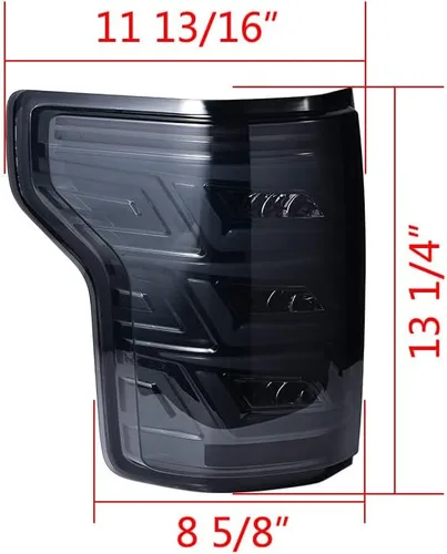 Vista 2 de Astra Depot Compatible con Ford F150 2015-2020 Pickup de 4 puertas, conjunto de luces traseras para conductor, luces de señal de giro inverso