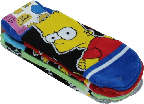 Vista 13 de Hyp The Simpsons - Calcetines tobilleros para mujer (5 unidades)