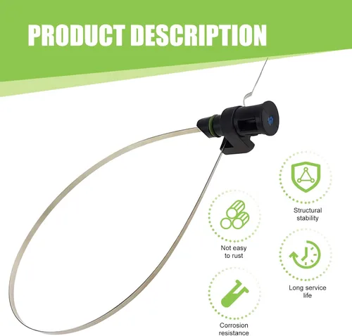 Vista 3 de 1 pieza de repuesto de varilla de medición de transmisión de automóvil, accesorios de indicador de aceite de motor de metal duradero e impermeable