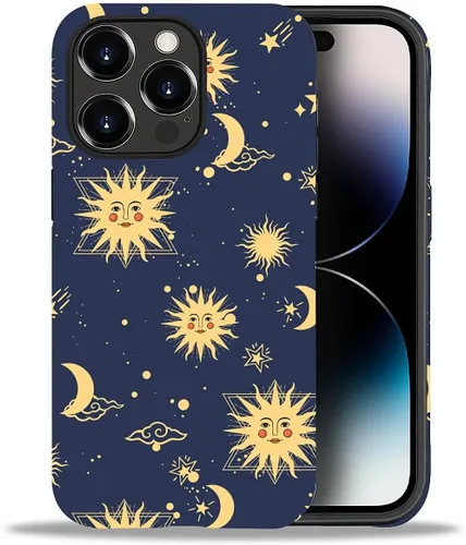 Vista 101 de DAIZAG Funda compatible con iPhone 11, hermoso color arena, patrón completo, carcasa rígida híbrida de plástico TPU + funda de protección