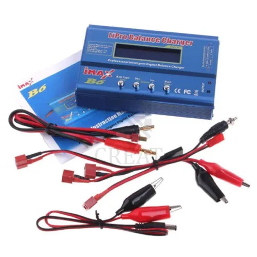Vista 5 de iMAX B6 Li-ion Cargador RC NiMh NiCD Balancer Descargador de carga Pantalla LCD Digital