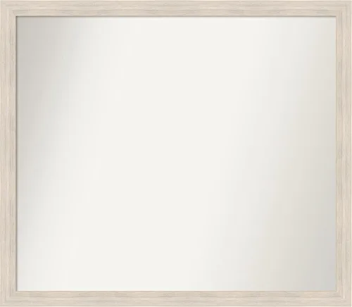 Vista 38 de Amanti Art Espejo personalizado, espejo de baño estrecho Alexandria White Wash, espejo de pared o espejo de tocador de baño sobre el fregadero