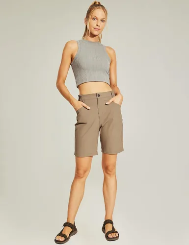 Vista 6 de Haimont Women's Quick Dry Hiking Shorts Lightweight Stretch Travel Camping Casual Shorts