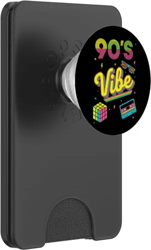 Vista 8 de 90s Nostalgia Retro Apparel - 90'S Vibe Retro PopSockets Adhesive PopGrip