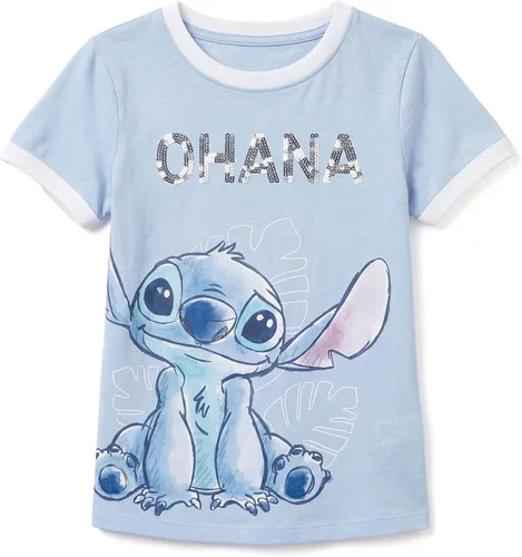 Vista 3 de Disney Camiseta Lilo & Stitch Ohana delantera y trasera para niña