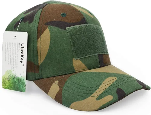 Vista 57 de UltraKey Casquillo táctico militar del operador, gorra de béisbol al aire libre del camuflaje de la caza del sombrero
