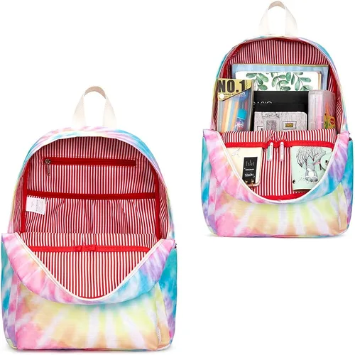 Vista 8 de CAMTOP Juego de morral y lonchera para niñas de preescolar y primaria