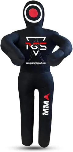 Vista 12 de MMA Grappling Dummy Brasileño JIU Jitsu BJJ Saco de boxeo para defensa personal lucha libre Judo Karate Boxeo Lanzamiento Sumisión Posición de pie