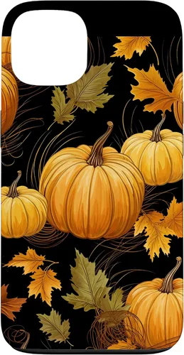 Vista 7 de Autumn Leaves Pumpkins Fall Season Thanksgiving Halloween Case for iPhone 16