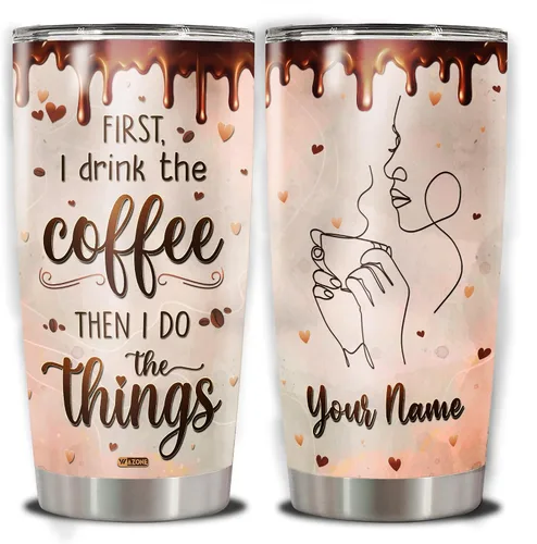 Vista 20 de WAZONE Vaso personalizado de reina negra con tapa, nombre personalizado de la Biblia de la Fe, termo de 20 onzas, 30 onzas, taza de viaje de acero