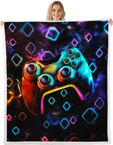 Vista 8 de Castle Fairy Manta de felpa para niños con estampado de guitarra, temática musical, instrumentos de bajo, manta de cama para decoración del hogar