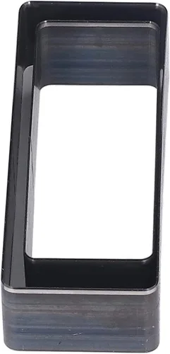 Vista 8 de Juego de troqueles de corte de cuero, 6 piezas de herramienta de corte hueco de cuero con forma de hueso ovalado rectangular para manualidades