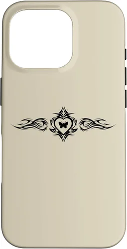 Vista 20 de Butterfly Heart Tattoo Fairycore y2k Grunge Egirl Aesthetic Case for iPhone 17