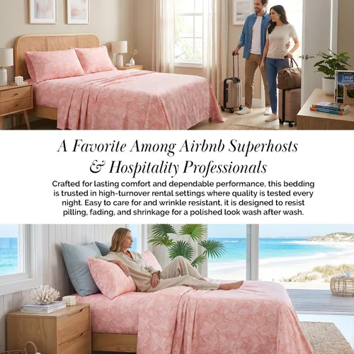 Vista 18 de Southshore Fine Living, Inc. Colección Winter Brush, juego de sábanas de 3 piezas para cama individual, sábana bajera con bolsillo profundo de 14