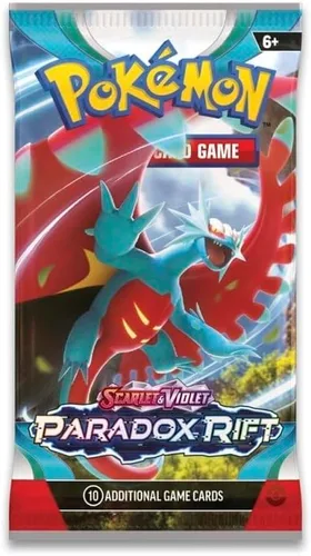 Vista 2 de Pokémon TCG: Scarlet & Violet: Paradox Rift: Paquete Potenciador - 10 Tarjetas