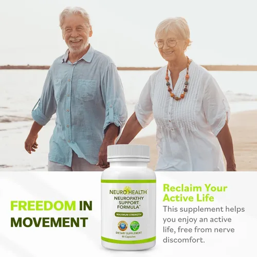 Vista 5 de Neuro Health Fórmula de apoyo nervioso con vitaminas B, ácido alfa lipoico y crema milagrosa para neuropatía, mezcla de cúrcuma y árnica de máxima
