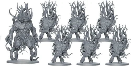 Vista 2 de Cthulu: Death May Die The Black Goat of the Woods Expansión Juego de mesa de terror Juego cooperativo para adultos y adolescentes A partir