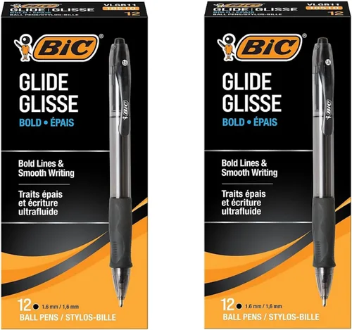 Vista 9 de BIC VLGB11BK Velocity Bolígrafo retráctil, tinta negra, 0.063 in, audaz, docena