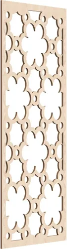 Vista 18 de 9 3/8"W x 24 3/8"H x 1/4"T Southgate Decorativos Paneles De Pared De Madera Calado, Abedul