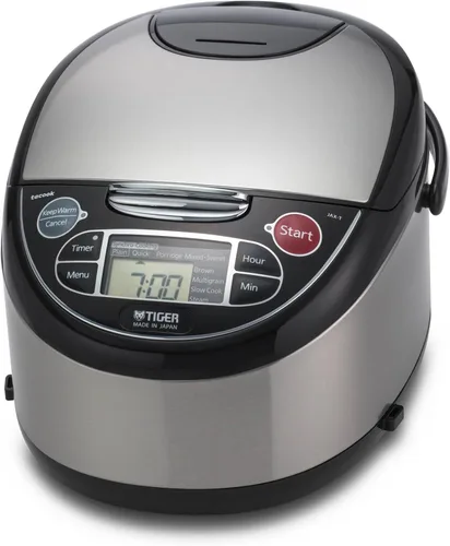 Vista 11 de TIGER JAX-T10U-K - Olla Arrocera y Calentador Micom de 5.5 Tazas (Sin Cocinar) con Tecnología de Bandeja de Cocción al Vapor de Alimentos Tacook