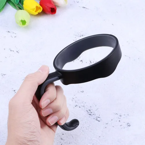 Vista 7 de Hemoton Mango térmico para vasos de 20 onzas, mango térmico para vasos, mango de vaso para vasos de acero inoxidable de 20 onzas (negro)