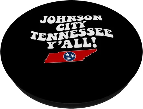 Vista 2 de Johnson City Tennessee Y'all TN Southern Vacation PopSockets PopGrip intercambiables