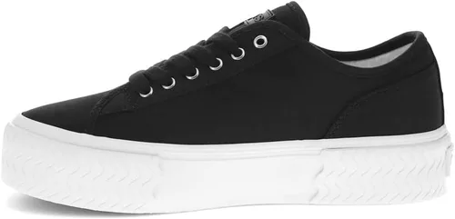 Vista 5 de Levi's Mdrn Lo - Zapatos deportivos de lona con textura y plataforma para mujer
